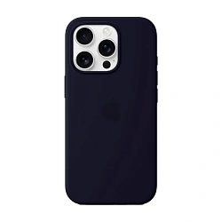 Клип-кейс (накладка) Silicone Case для Apple iPhone 16 Pro силикон, тёмно-фиолетовый