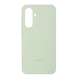 Клип-кейс (накладка) Samsung Silicone Case для Samsung Galaxy A36 силикон, поликарбонат, светло-зелёный