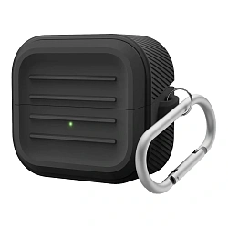 Кобура Elago Armor Hang для Samsung Galaxy Buds 3 / 3 Pro силикон, чёрный