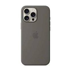 Клип-кейс (накладка) Apple Silicone Case MagSafe для Apple iPhone 16 Pro Max силикон, Stone Gray