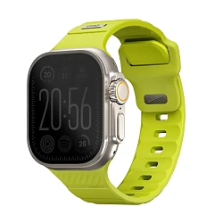 Спортивный ремешок UNIQ Stride для Apple Watch 44 / 45 / 46 / 49mm каучук лаймовый