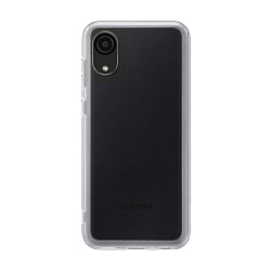 Клип-кейс (накладка) Samsung Soft Clear Cover для Samsung Galaxy A03 Core полиуретан, прозрачный