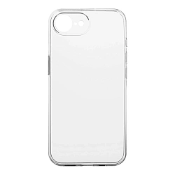 Клип-кейс (накладка) для Apple iPhone 16e / 17e силикон, прозрачный