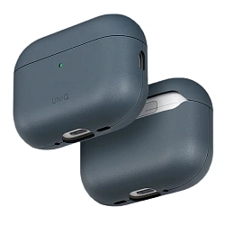 Кобура UNIQ Lyden Vex для Apple AirPods Pro 3 искусственная кожа, синий