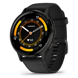 Умные часы Garmin Venu 3 чёрный (чёрный ремешок)