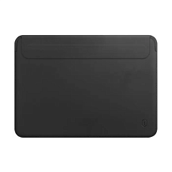 Чехол WIWU Skin Pro 2 Leather Sleeve для Apple MacBook Pro 16" (2021 - 2024) полиуретан, кожа, чёрный