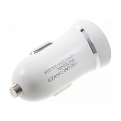 Автомобильное зарядное устройство + кабель Lightning Ldnio DL-C12 10.5 Вт, белый