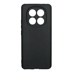 Клип-кейс (накладка) Borasco Silicone Case для Xiaomi Redmi Note 14 Pro Plus 5G силикон, чёрный