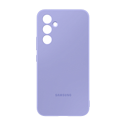 Клип-кейс (накладка) Samsung Silicone Case для Samsung Galaxy A54 силикон, поликарбонат, лавандовый