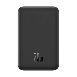 Внешний аккумулятор с беспроводной зарядкой Baseus Magnetic Mini Wireless Fast Charge 5000 мАч 20 Вт (Уценка) чёрный