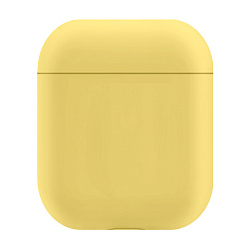 Кобура для Apple AirPods 2018 / 2019 силикон, жёлтый