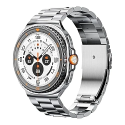 Браслет Metal Block для Samsung Galaxy Watch 8/8 Classic сталь серебристый