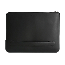Папка CG Mobile Bustha Zip Folio Leather для Apple MacBook 13" / 14" кожа, чёрный