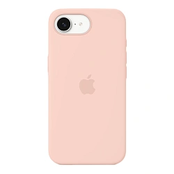 Клип-кейс (накладка) Silicone Case для Apple iPhone 16e / 17e силикон, пудровый