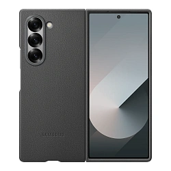 Клип-кейс (накладка) Samsung Kindsuit Case для Samsung Galaxy Z Fold 6 экокожа, серый