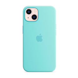 Клип-кейс (накладка) Silicone Case для Apple iPhone 13 силикон, бирюзовый