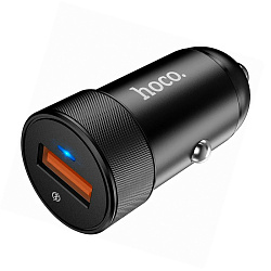 Автомобильное зарядное устройство Hoco Z32 18 Вт, чёрный