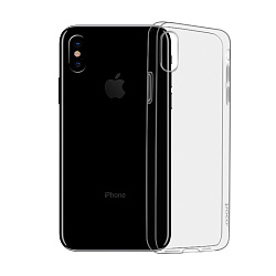 Клип-кейс (накладка) Hoco Light Series для Apple iPhone Xs Max силикон, затемнённый