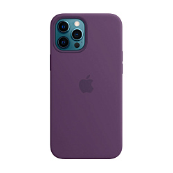 Клип-кейс (накладка) Apple Silicone Case MagSafe для Apple iPhone 12 Pro Max силикон, Amethyst