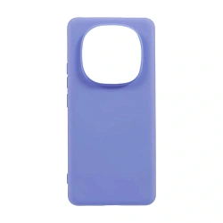 Клип-кейс (накладка) Silicone cover закрытый для Xiaomi Redmi Note 14 Pro Plus 5G силикон, лавандовый