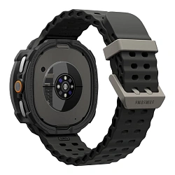Чехол-бампер Spigen Rugged Armor для Samsung Galaxy Watch 8 Classic 46mm полиуретан, чёрный