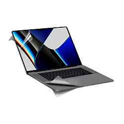 Защитная пленка Mocoll комплект (5 в 1) для Apple MacBook Pro 16" (2019), серый
