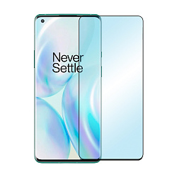 Защитное стекло 3D Premium для OnePlus 8 Pro, черная рамка