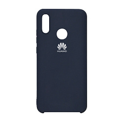 Клип-кейс (накладка) Silicone cover для Huawei P Smart 2019 / Honor 10 Lite силикон, тёмно-синий