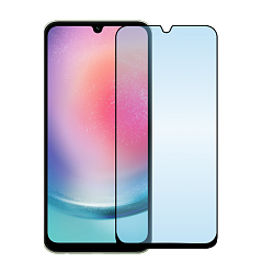 Защитное стекло Mocoll 2.5D для Samsung Galaxy A24 / A25, черная рамка