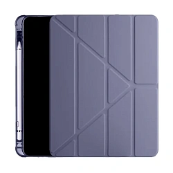 Чехол-книжка c отделением под стилус Smart Case для Apple iPad 10.9 (2022) / Apple iPad 11 (2025) силикон, лавандовый