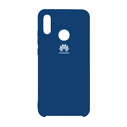 Клип-кейс (накладка) Silicone cover для Huawei P Smart 2019 / Honor 10 Lite силикон, тёмно-лазурный