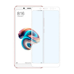 Защитное стекло 3D Classic для Xiaomi Redmi Note 5, белая рамка