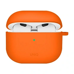 Кобура UNIQ Nexo для Apple AirPods 4 силикон, оранжевый