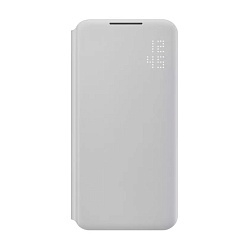 Чехол-книжка Samsung Smart Led View Cover для Samsung Galaxy S22 Plus полиуретан, поликарбонат, светло-серый