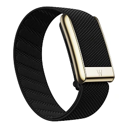 Плетёный ремешок Whoop (SuperKnit) Luxe для Whoop 5.0 нейлон чёрно-золотой
