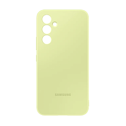 Клип-кейс (накладка) Samsung Silicone Case для Samsung Galaxy A54 силикон, поликарбонат, лаймовый