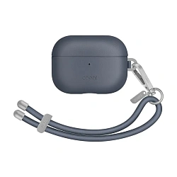 Кобура UNIQ Coehl Haven для Apple AirPods Pro 2 искусственная кожа, синий
