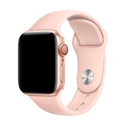 Ремешок Apple Sport Band для Apple Watch 38 / 40 / 41 / 42mm фторэластомер Pink Sand