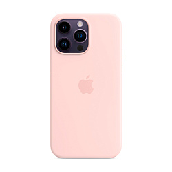Клип-кейс (накладка) Silicone Case для Apple iPhone 14 Pro Max силикон, пудровый