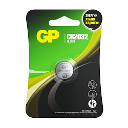 Батарейка GP Lithium DL CR 2032-1BL, 1шт