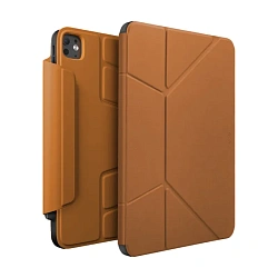 Чехол-книжка UNIQ Ryze для Apple iPad Pro 11" (2024 / 2025)  искусственная кожа, коричневый