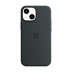 Клип-кейс (накладка) Silicone Case для Apple iPhone 13 силикон, графитовый