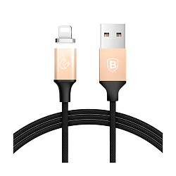 Дата-кабель Baseus Insnap Magnetic Lightning 1 м, золотой