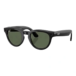 Умные очки Ray-Ban Headliner Gen 2 Shiny Black, Clear G15 Green, (50-23-150mm)