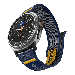 Ремешок Spigen Athlex Air для Samsung Galaxy Watch 8/8 Classic текстиль, нейлон тёмно-синий