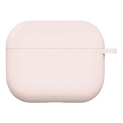 Кобура Silicon Protection Case для Apple AirPods Pro 3 силикон, пудровый