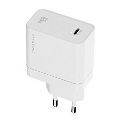 Сетевое зарядное устройство Breaking WC12 65 Вт белый