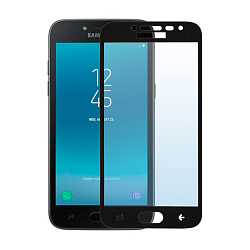 Защитное стекло 3D Classic для Samsung Galaxy J2 2018 / J2 Pro, черная рамка