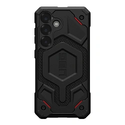 Клип-кейс (накладка) UAG Monarch Pro Magsafe для Samsung Galaxy S25 поликарбонат, кевлар, чёрный