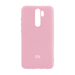 Клип-кейс (накладка) Silicone cover для Xiaomi Redmi Note 8 Pro силикон, розовый
